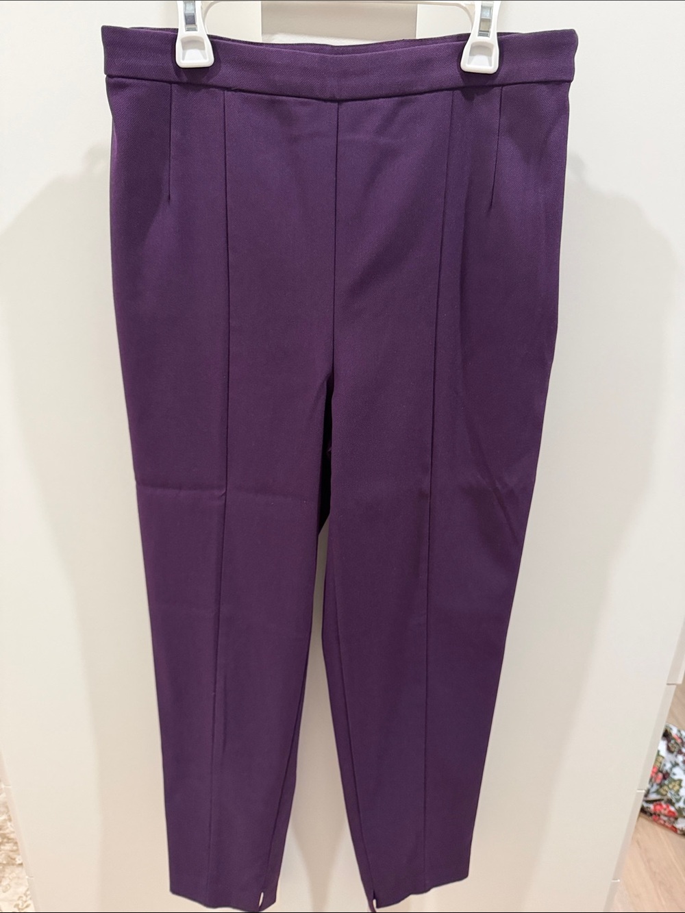 Ann Taylor Purple Ankle Pants